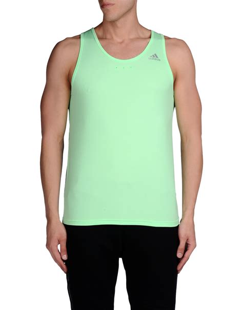 groene adidas tanktop|Men .